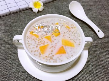 椰汁双蓉西米露