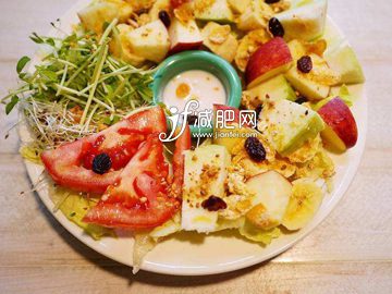 苹果豌豆苗沙拉