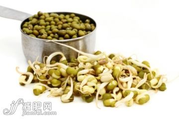 饮食,食品,沙拉,前面,堆_170036140_Mung bean sprouts and seeds_创意图片_Getty Images China