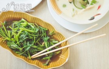 早餐,烹调,食品,绿色,午餐_gic13485487_morning glory. traditional thai food_创意图片_Getty Images China