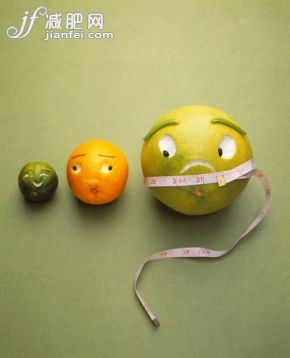 柚子,食品,瘦身,拟人,卷尺_47edeb172_减肥与健康_创意图片_Getty Images China