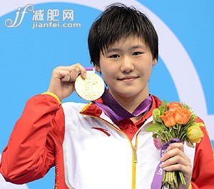 中国游泳队叶诗文。