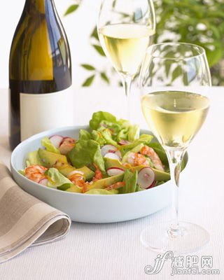 吃完一顿丰盛的晚餐后