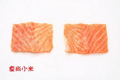 三文鱼芥蓝金针菇卷