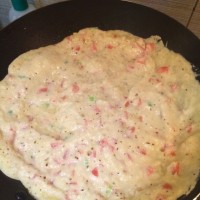 豆浆渣葱花饼 少油版 减肥早餐的做法图解3