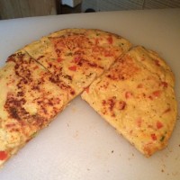 豆浆渣葱花饼 少油版 减肥早餐的做法图解5