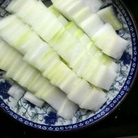 【减肥食谱】冬瓜蒸干贝的做法图解2