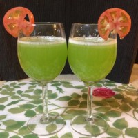 绿色双瓜瘦身汁的做法图解4