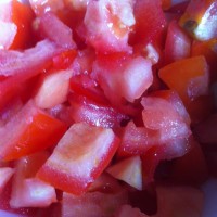 【高纤减肥治便秘】番茄金针菇汤的做法图解1