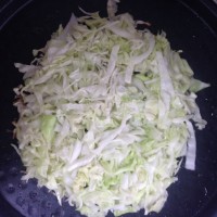 减脂早餐-卷心菜烘蛋的做法图解1