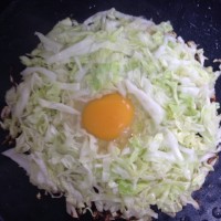 减脂早餐-卷心菜烘蛋的做法图解2