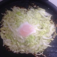 减脂早餐-卷心菜烘蛋的做法图解3