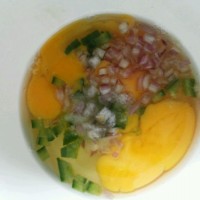 减肥早餐  鸡蛋卷的做法图解2