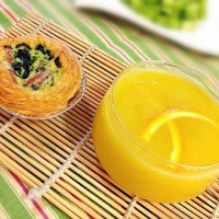 夏日排毒必备饮品---香橙柠檬苦瓜汁的做法图解9