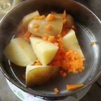 无油低脂芝士土豆泥的做法图解4