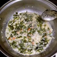 减肥必备-紫菜燕麦粥的做法图解2