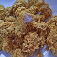 「面包机版本」0油版鸡米花的做法图解5