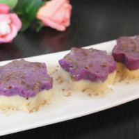 减肥甜品&mdash;紫薯土豆泥的做法图解7