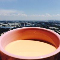 低卡减肥餐~一分钟快手奶茶的做法图解3