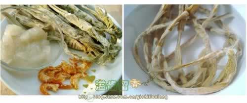 开洋笋干汤的做法