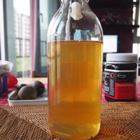 百香果蜂蜜绿茶的做法图解3