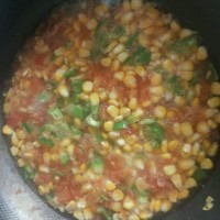 减肥餐  玉米番茄汤的做法图解4