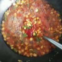 减肥餐  玉米番茄汤的做法图解5