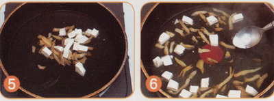 榨菜豆腐汤步骤5-6