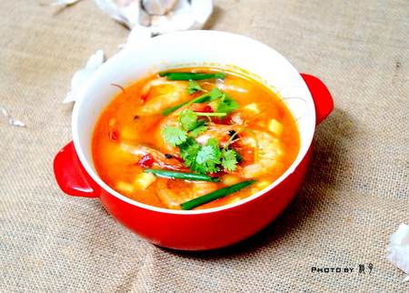 番茄土豆鲜虾汤的做法 瘦身减肥食谱大全