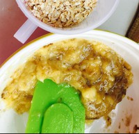 减肥饼干-低卡无油香蕉麦片的做法 步骤2