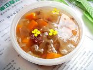 红豆南瓜银耳羹的做法步骤8