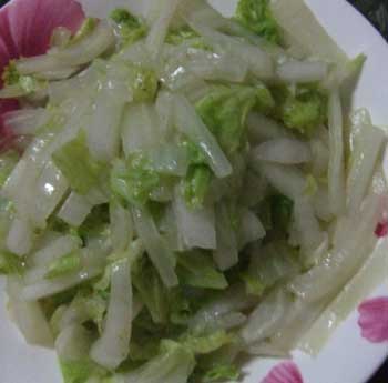 醋熘白菜减肥做法  瘦身减肥食谱大全