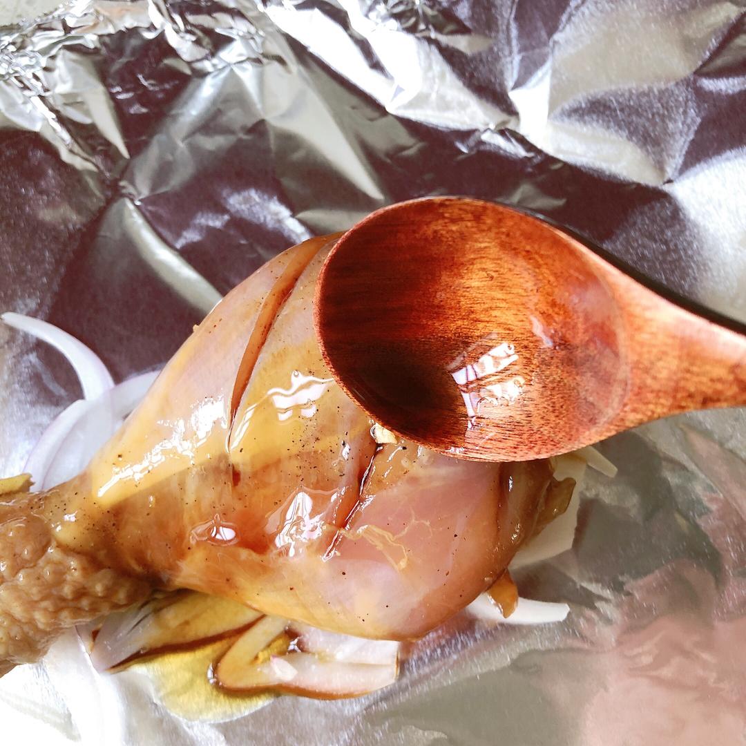 减肥食谱！无油低脂【去皮洋葱鸡腿】超好吃的做法 步骤7