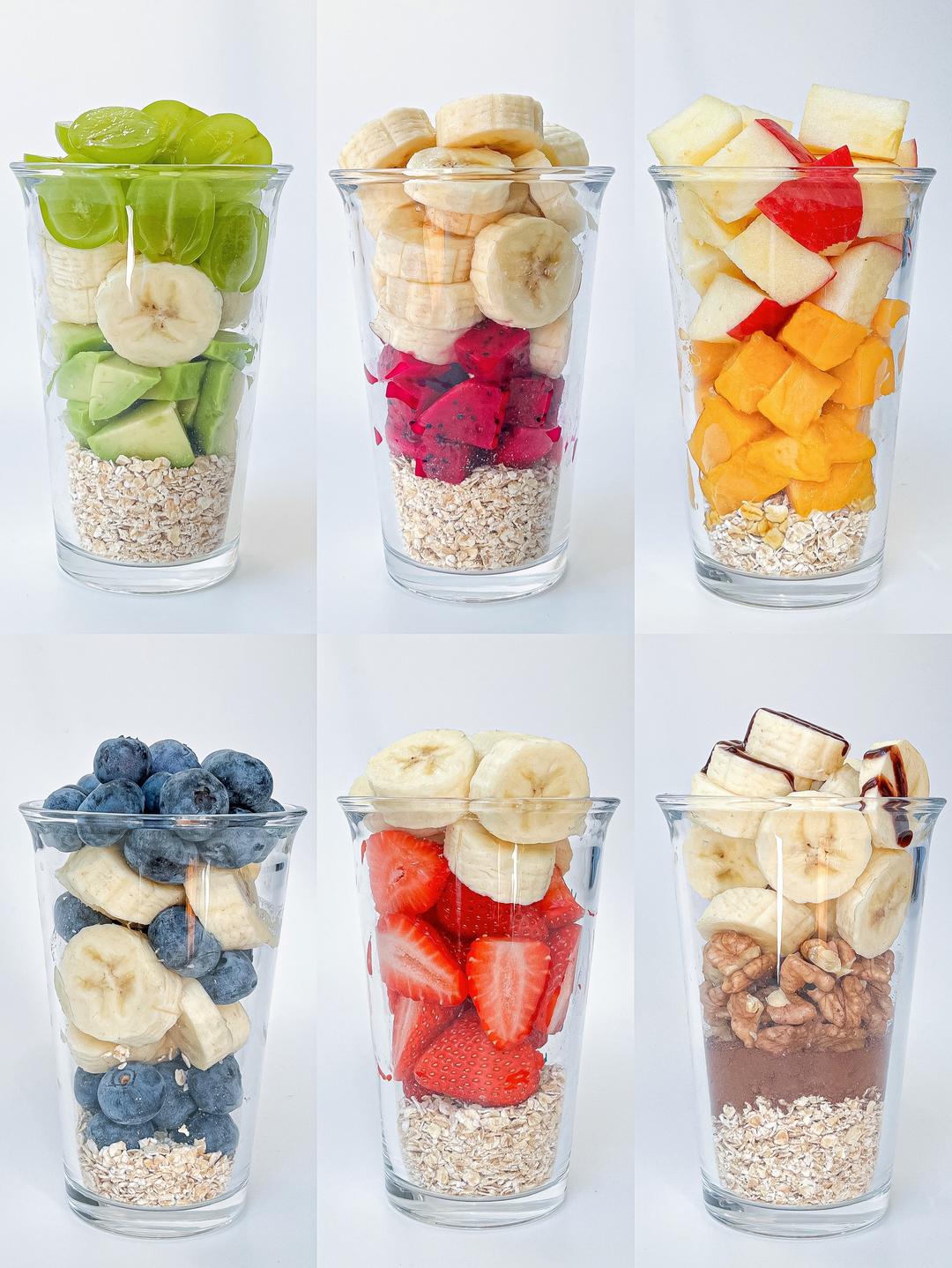 1分钟搞定好喝燕麦奶昔！减脂掉秤|低卡饱腹！的做法 步骤7