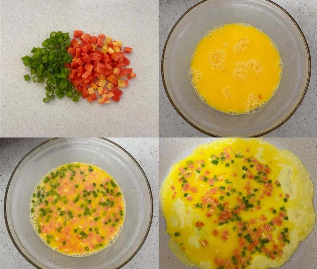 减脂餐｜日式厚蛋烧，快手健康早餐～的做法 步骤1