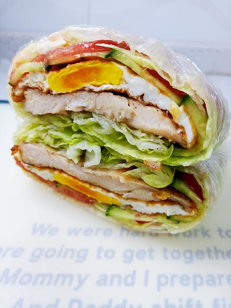 蔬菜三明治#关晓彤版减肥餐的做法 步骤11