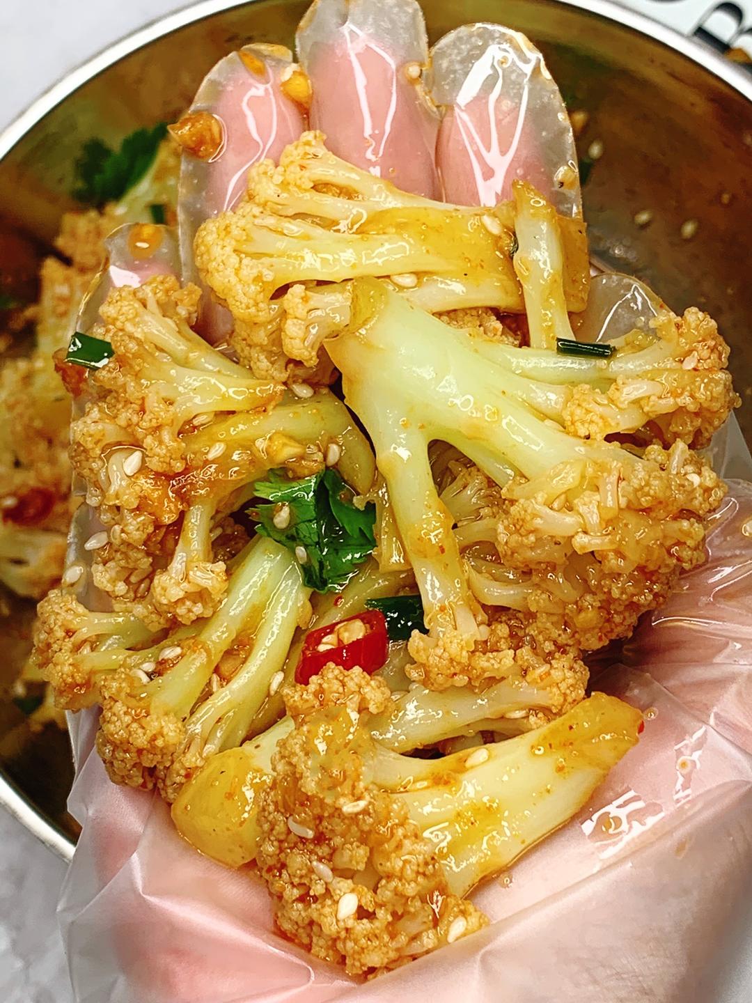 花菜别在炒了✅这样做不仅好吃还减脂的做法 步骤3