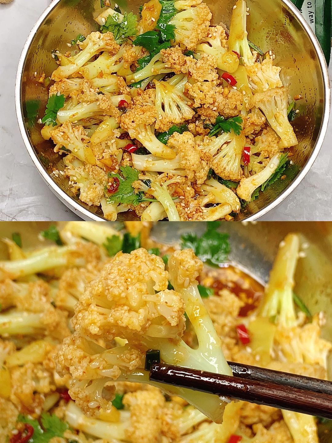 花菜别在炒了✅这样做不仅好吃还减脂的做法 步骤4