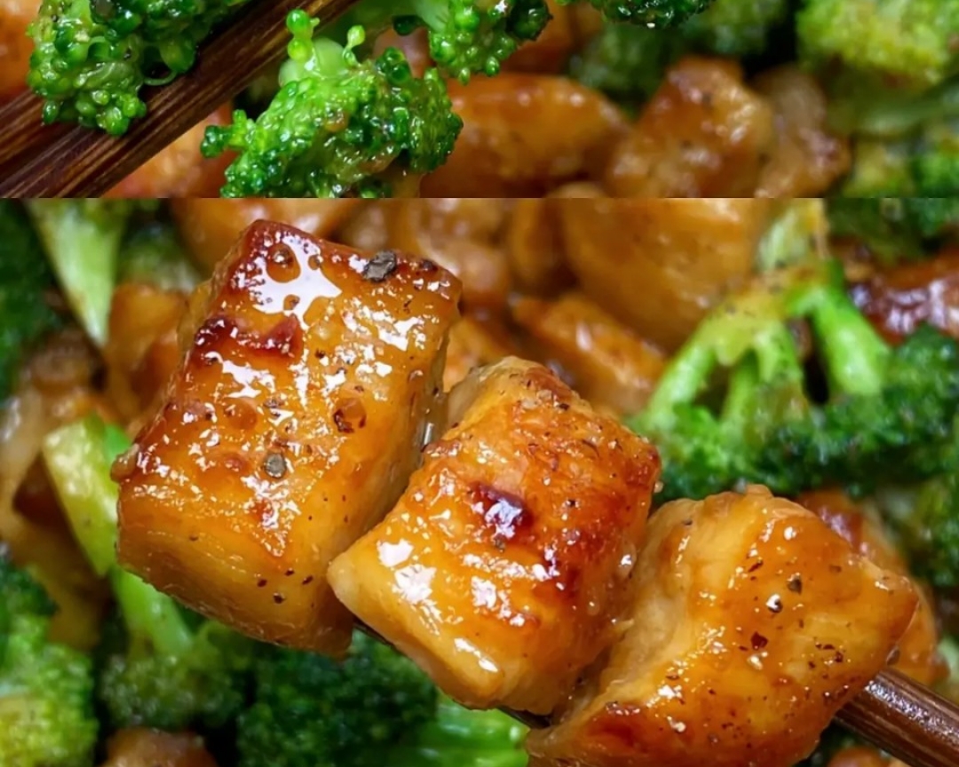 西蓝花炒鸡胸肉的做法 步骤5