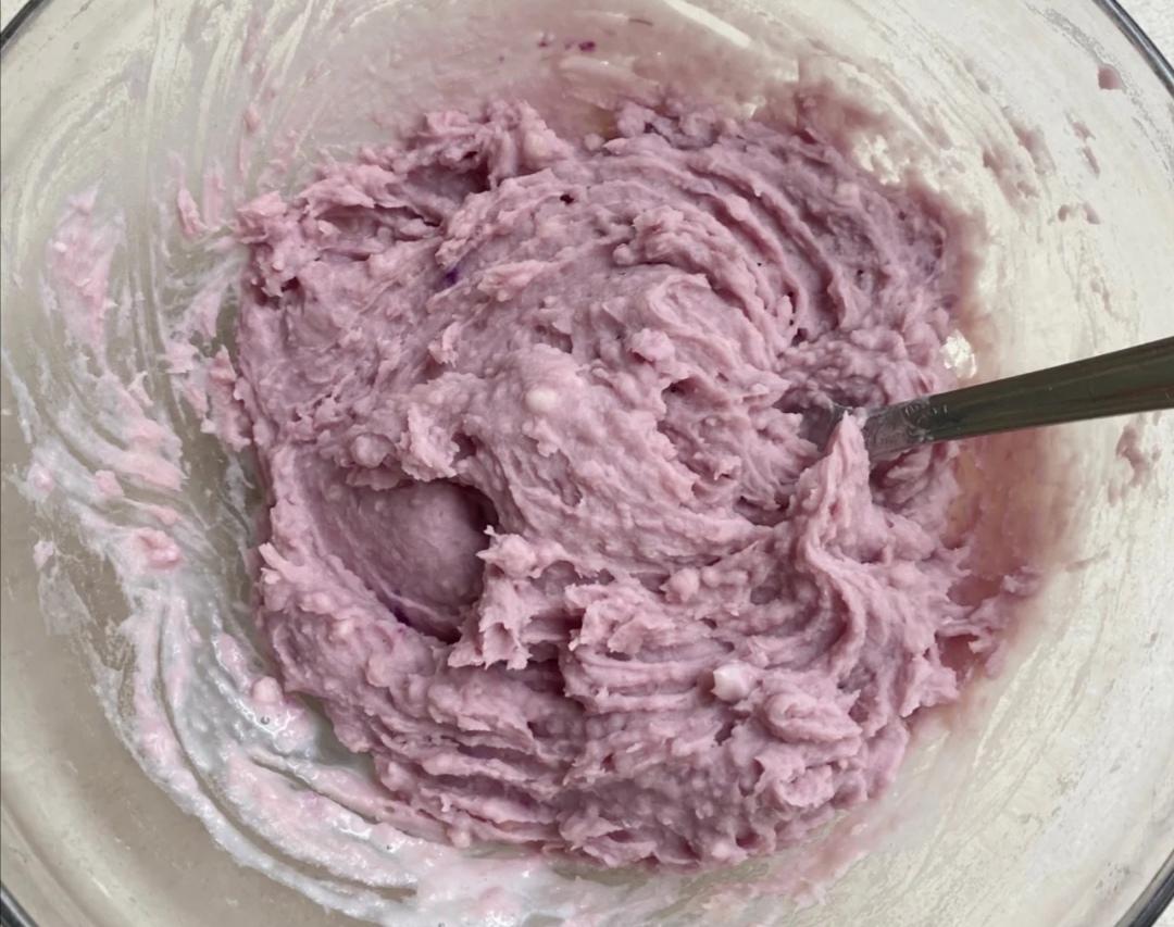 减脂餐｜超软糯的芋泥吐司‼️平底锅搞定～的做法 步骤3