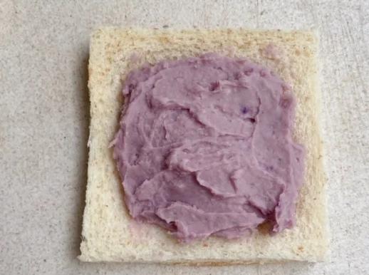 减脂餐｜超软糯的芋泥吐司‼️平底锅搞定～的做法 步骤6