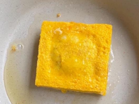 减脂餐｜超软糯的芋泥吐司‼️平底锅搞定～的做法 步骤9