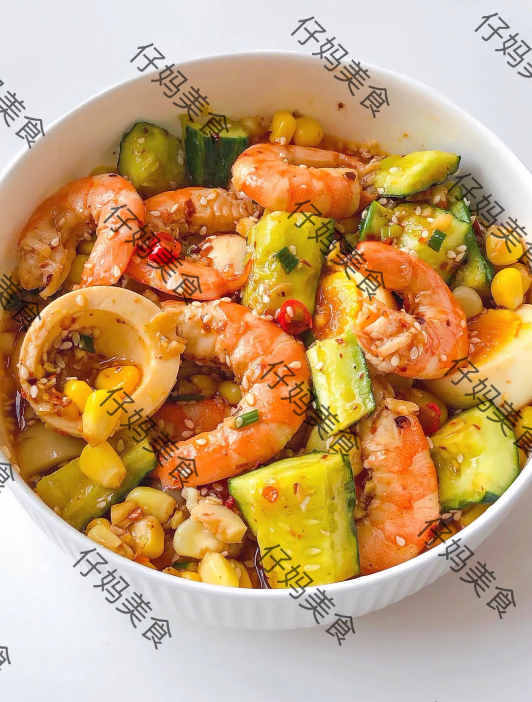 凉拌虾仁的做法