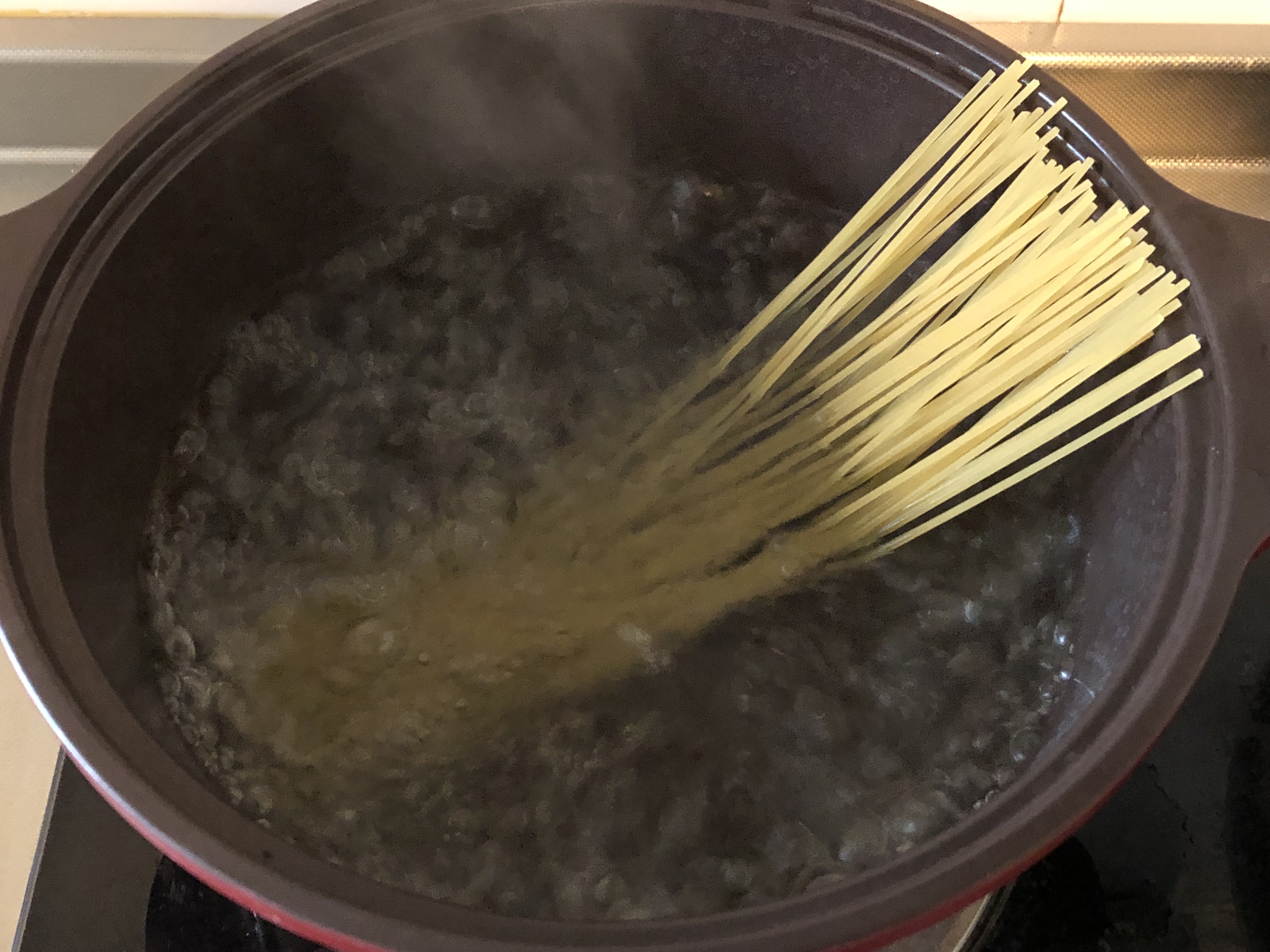 减脂|美味又低脂的虾油虾仁意大利面的做法 步骤1