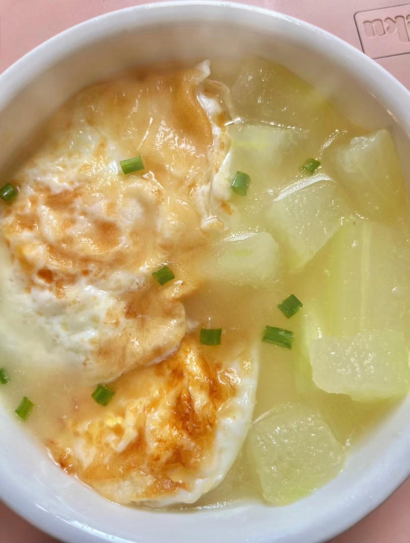 冬瓜鸡蛋汤的做法 步骤2