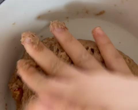 懒人低脂-黑全麦面包的做法 步骤10