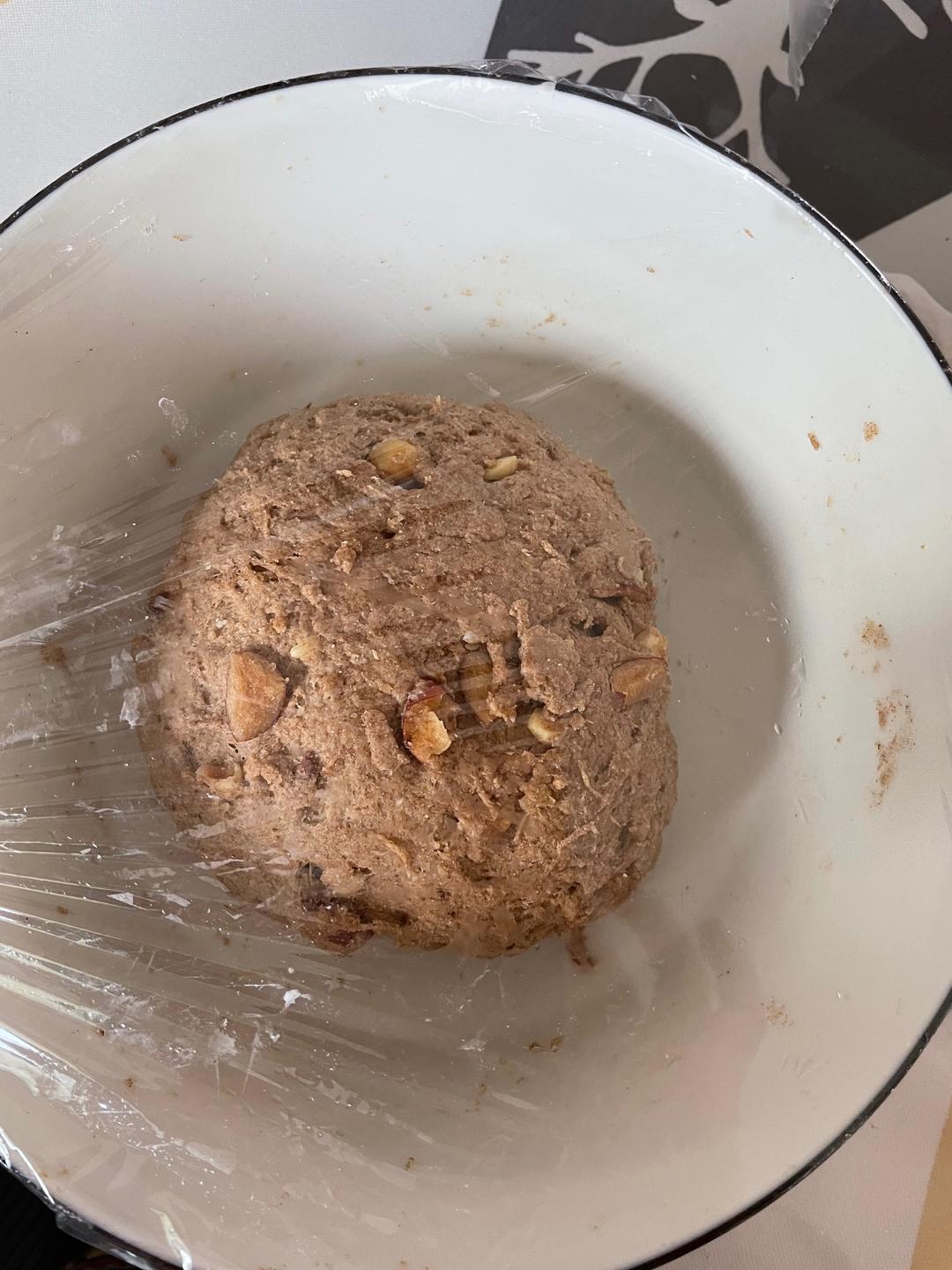 懒人低脂-黑全麦面包的做法 步骤11