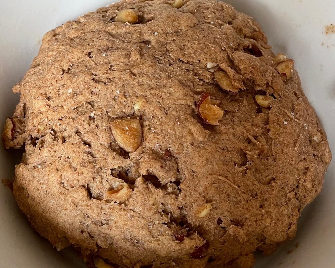 懒人低脂-黑全麦面包的做法 步骤12