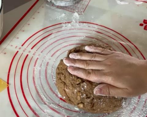 懒人低脂-黑全麦面包的做法 步骤14