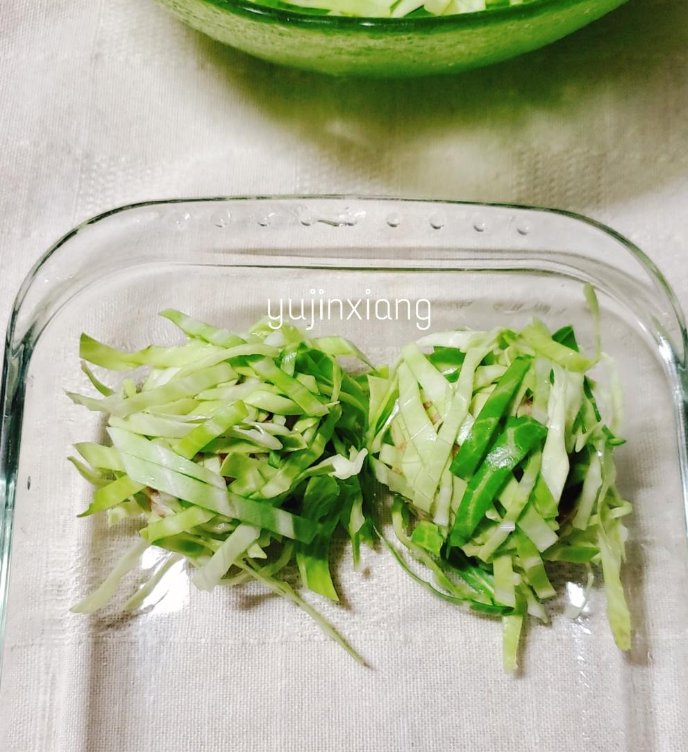 🔥受日本女性喜爱的包菜皮烧卖❗（健康减肥餐❗一吃就上瘾❗）的做法 步骤9